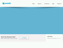 Tablet Screenshot of aeomedia.com